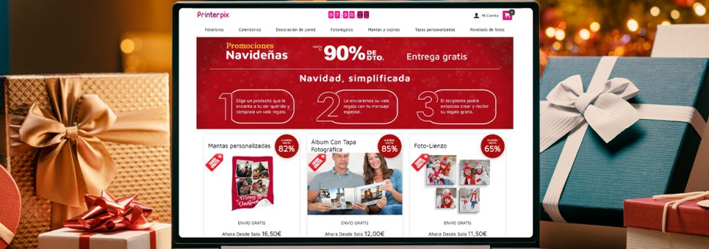Cómo regalar un vale Printerpix esta Navidad