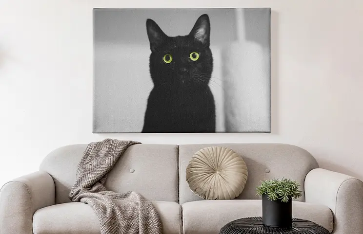 Impresión en lienzo collage de dos amigas encantadas