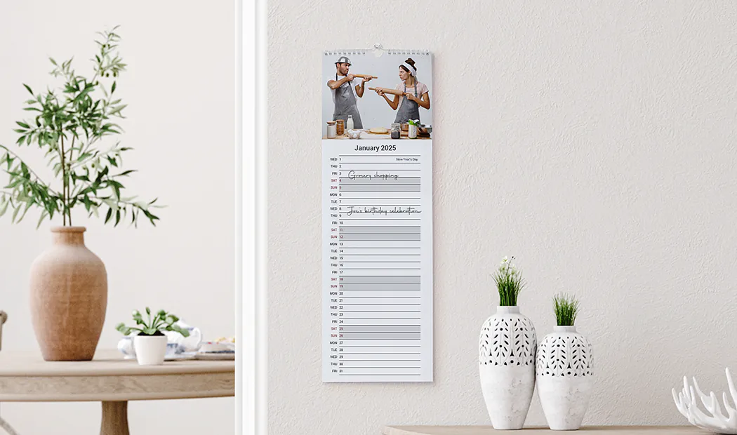 Calendario de Pared Personalizado