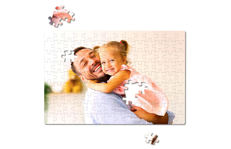 Puzzle de madera de atardecer