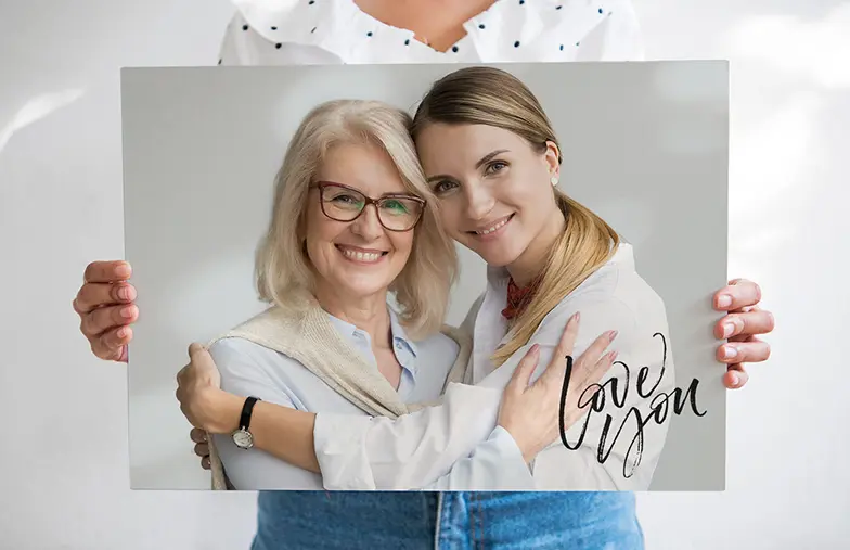 Regalos de fotos en lienzo de Printerpix para mamá Todos los diseños y tamaños