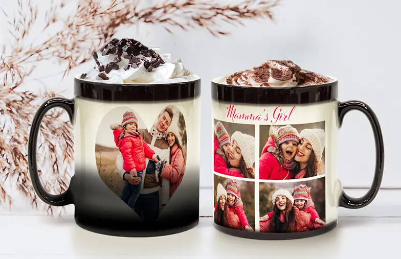 Tazas mágicas con foto de madre e hija de Printerpix Individual o Paquete
