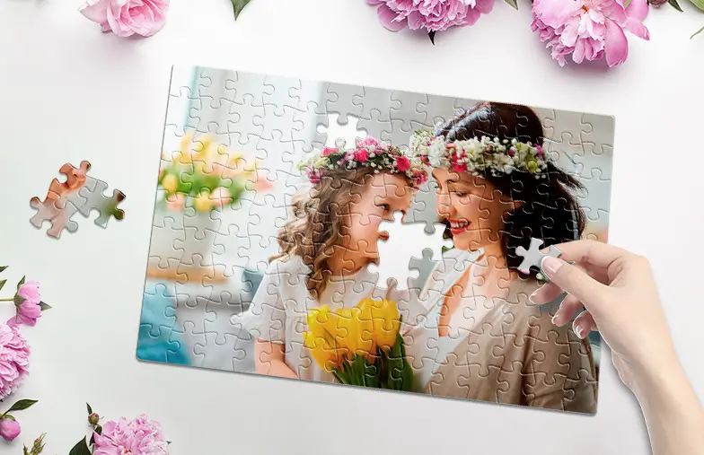 Puzzle de foto de madre e hija de Printerpix