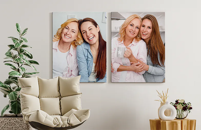Lienzo de fotos personalizado - Regalos para el Día de la Madre
