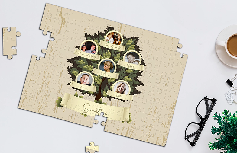 Puzzle de fotos de Printerpix con caja impresa y 1000 piezas