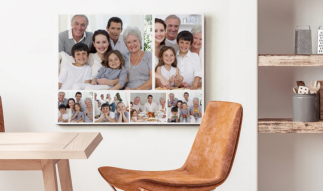 Lienzo de collage de fotos