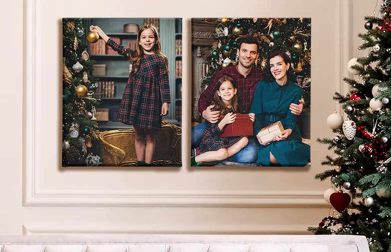 Impresiones en Lienzo Personalizadas por Printerpix|Impresión en lienzo de foto|tamaños de impresión en lienzo|madre besando cariñosamente a su pequeño hijo en impresión en lienzo|pared de galería de impresiones en lienzo|Impresión en lienzo de una pareja disfrutando de sus vacaciones|||||