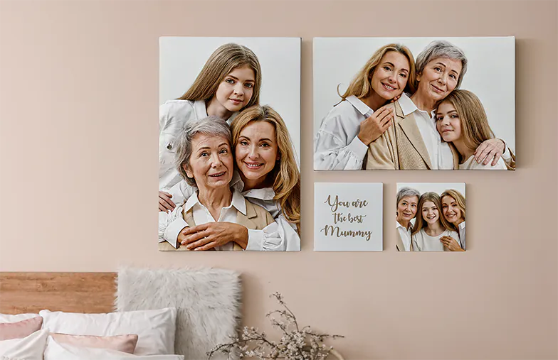 Lienzo de fotos del primer Día de la Madre de Printerpix Todos los diseños y tamaños