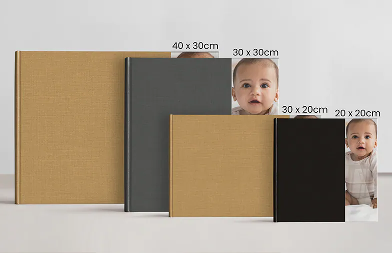 Libro de Fotos de Lujo Layflat – Cubierta Acrílica Rectangular