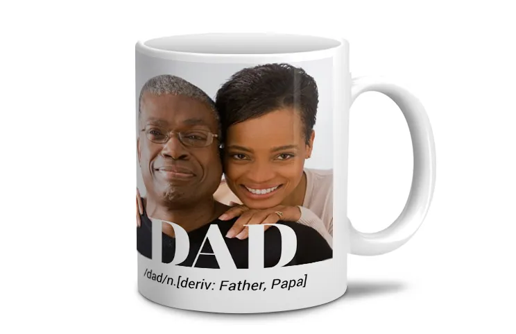 Taza de vocabulario de papá general