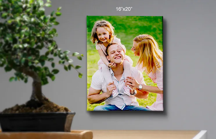 Lienzo 48x36 de la familia