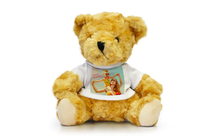 Oso de peluche de cerca