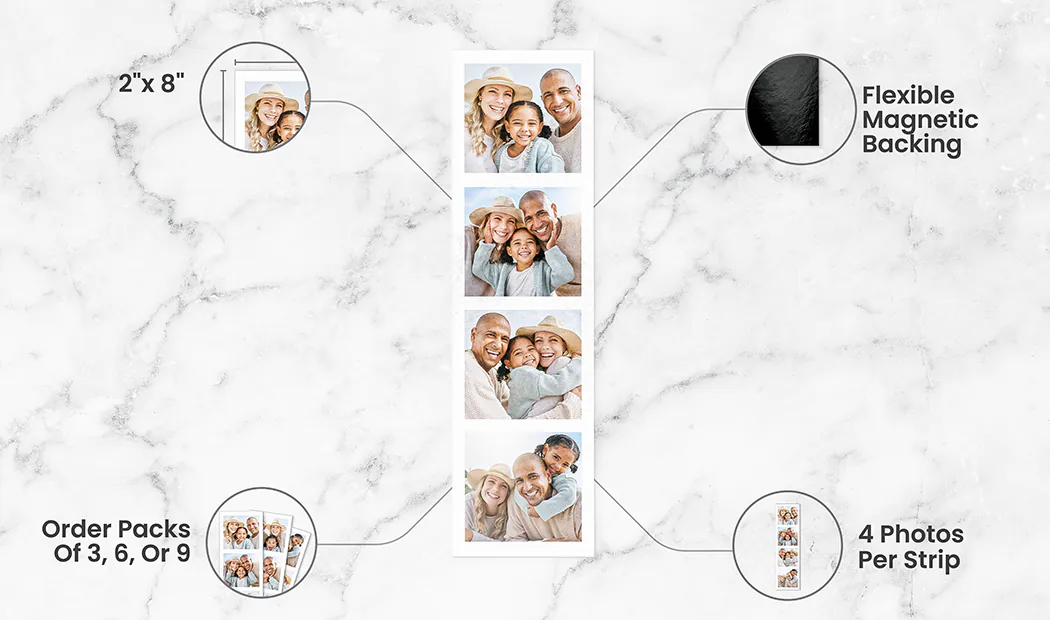 Tiras Magnéticas para Fotos