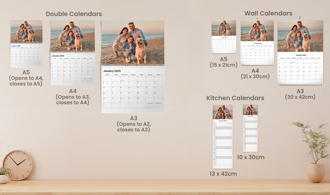 Calendarios de Fotos Personalizados
