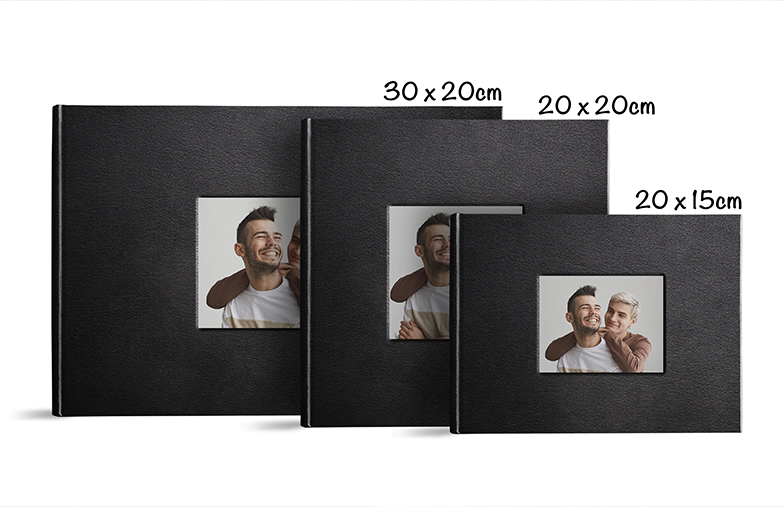 Libros de Fotos con Recorte de Ventana