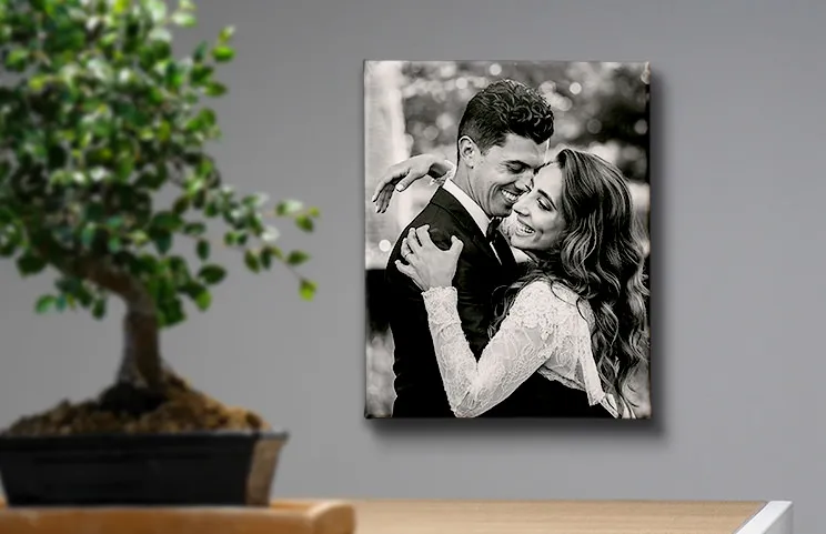 Boda en lienzo 10x8
