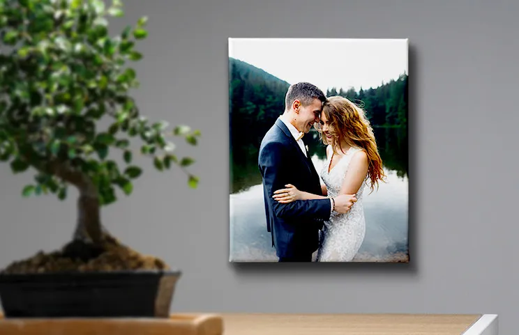 Boda en lienzo 10x8