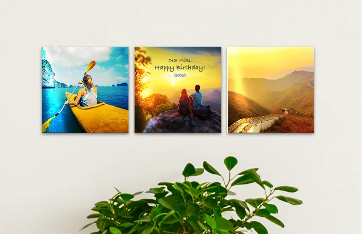 expositores de metal personalizados 12x12 para cumpleaños