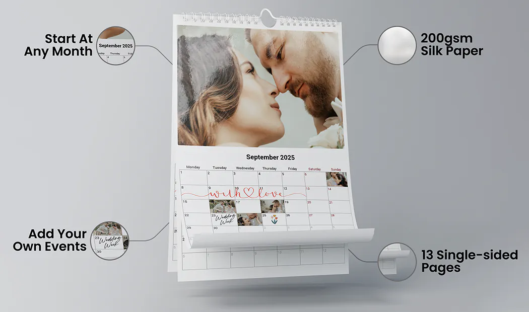 Calendarios de Pared de Una Cara