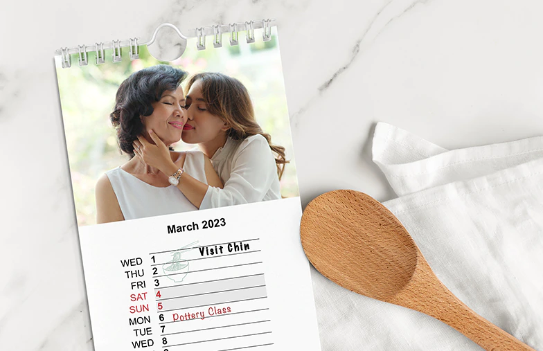 Calendario de Cocina Personalizado