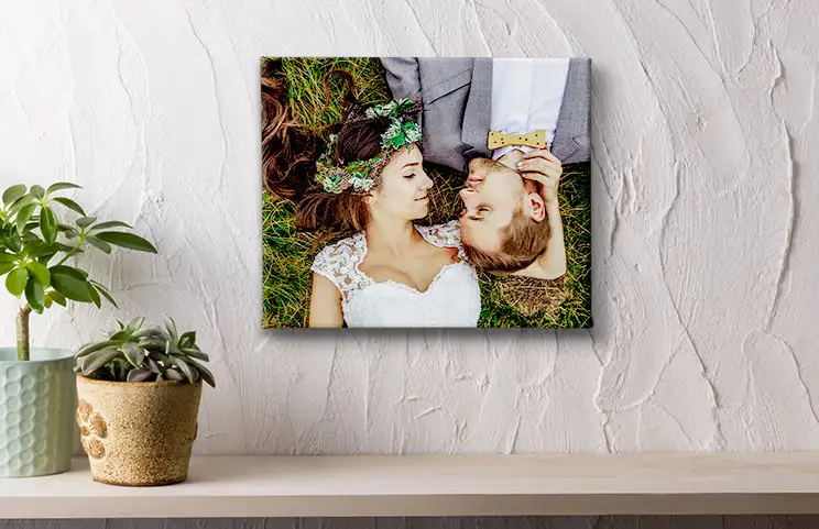 Boda en lienzo 24x12