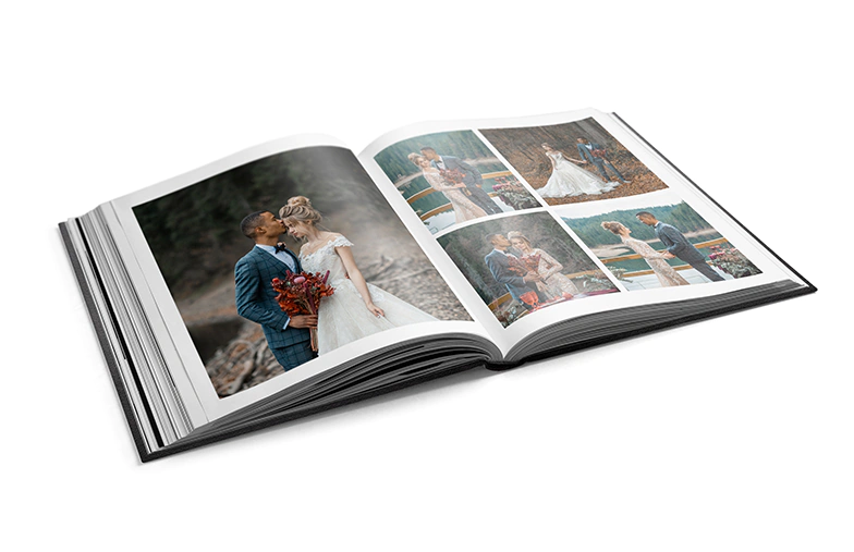 Libros de Fotos con Recorte de Ventana