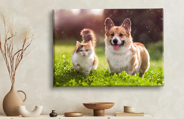 Impresiones en Lienzo de Fotos de Mascotas