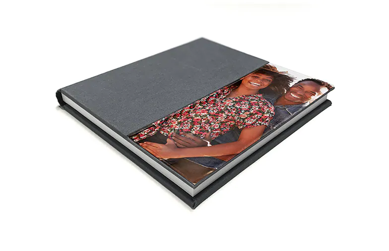 Libro de Fotos de Lujo Layflat – Cubierta Acrílica Rectangular