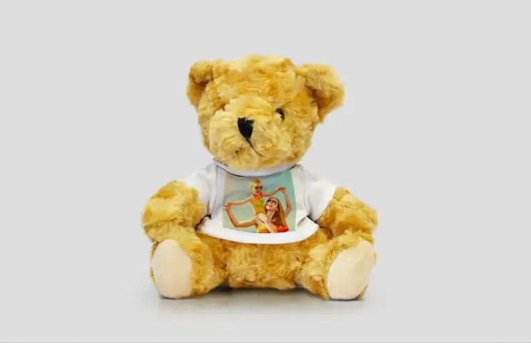 Oso de peluche afuera