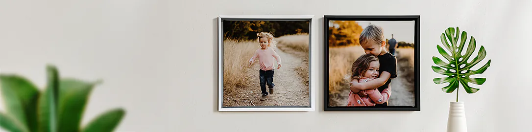pared de galería de impresiones en lienzo
