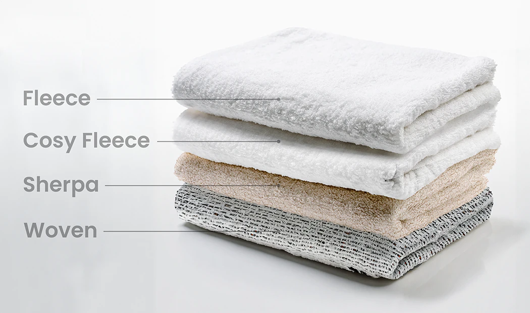 Tejidos de forro polar suave, forro polar acogedor, sherpa y tejidos tejidos apilados. Comodidad personalizada, tu textura perfecta te espera.