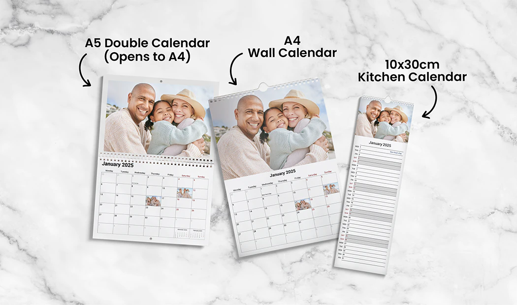 Calendario Doble Personalizado