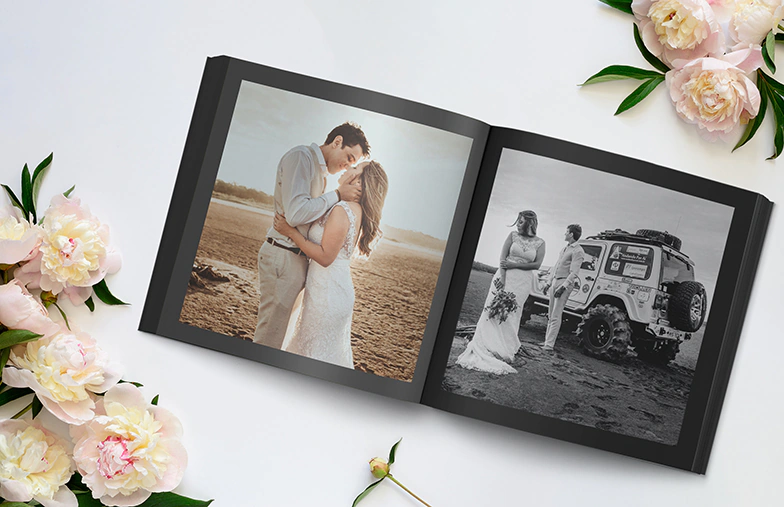 Reflejar, en Álbum de Fotos Blanco