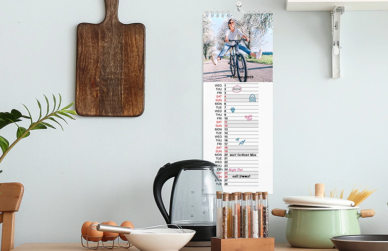 Calendario de Cocina Personalizado