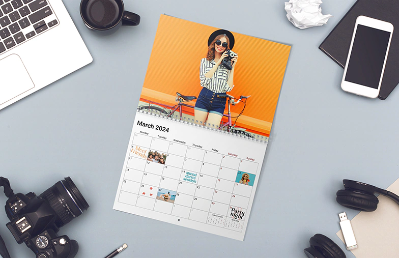 Calendario Doble Personalizado