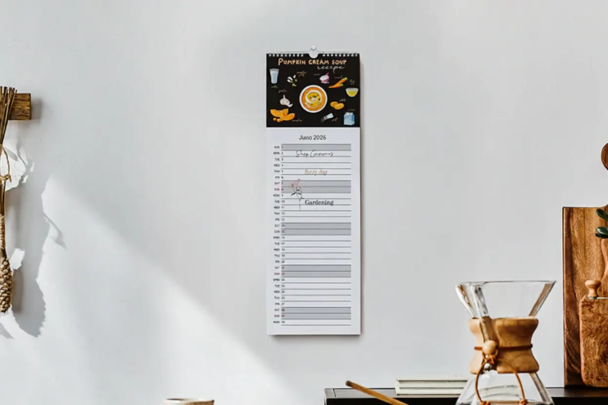 Calendarios de cocina 13 x 42 cm