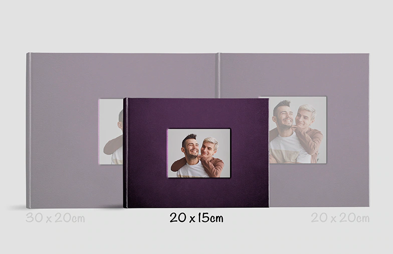 Álbumes de Fotos con Recorte de Ventana